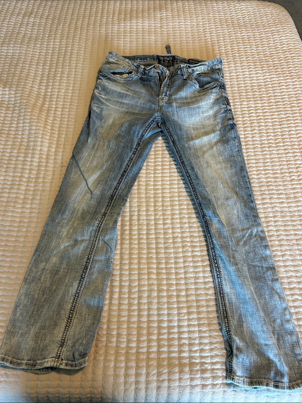Salvage Light Blue Bootcut Men’s Jeans